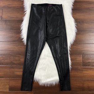 Commando Women's Size XL Black Faux‎ Leather Legging Pants